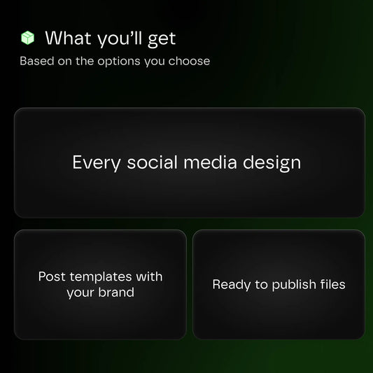 Bundles - All Social media (save 40% vs à la carte)