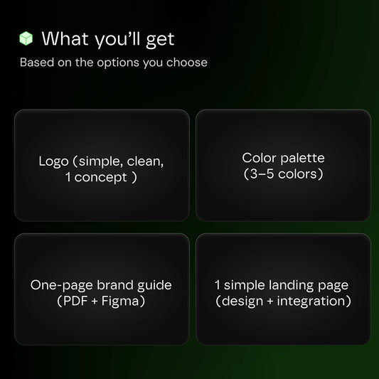 Low budget - Starter pack