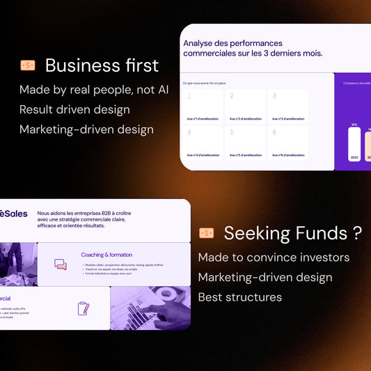 Graphic Design - Pitch decks