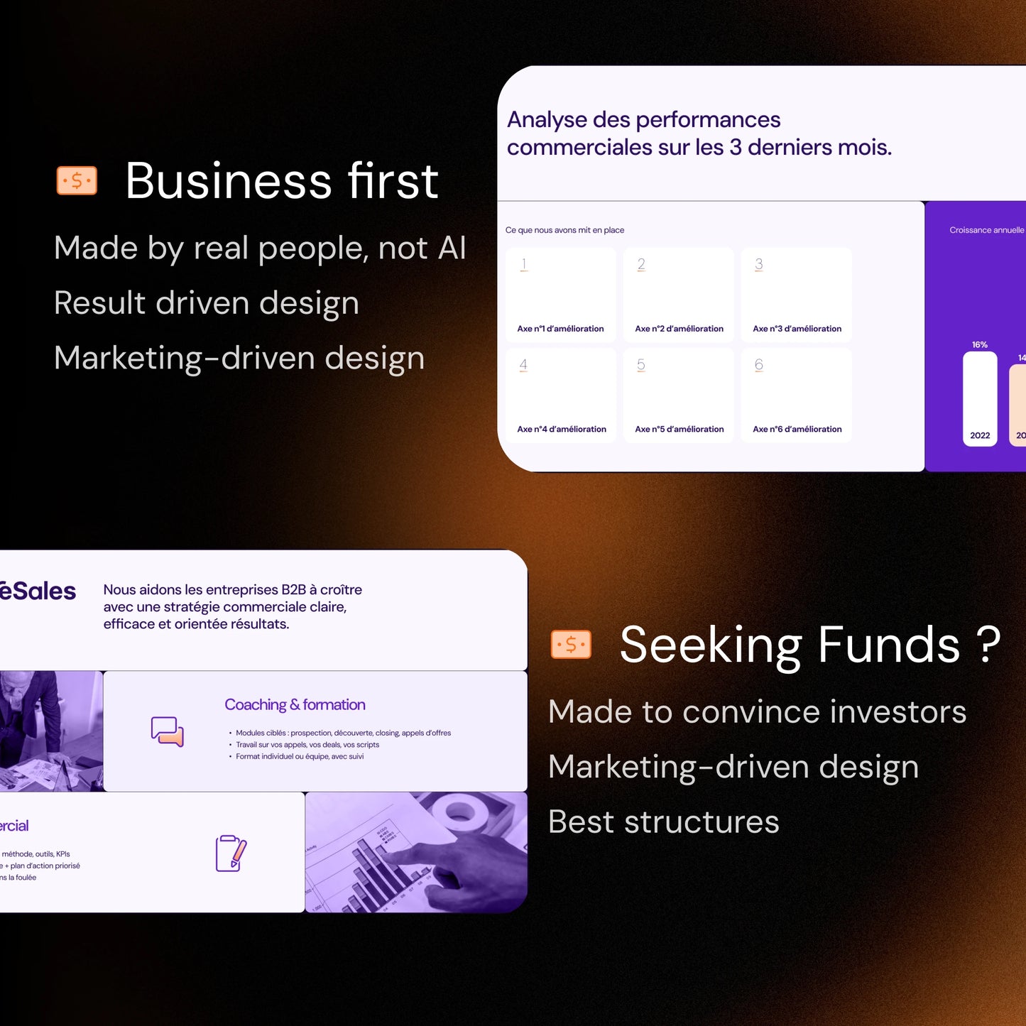 Graphic Design - Pitch decks