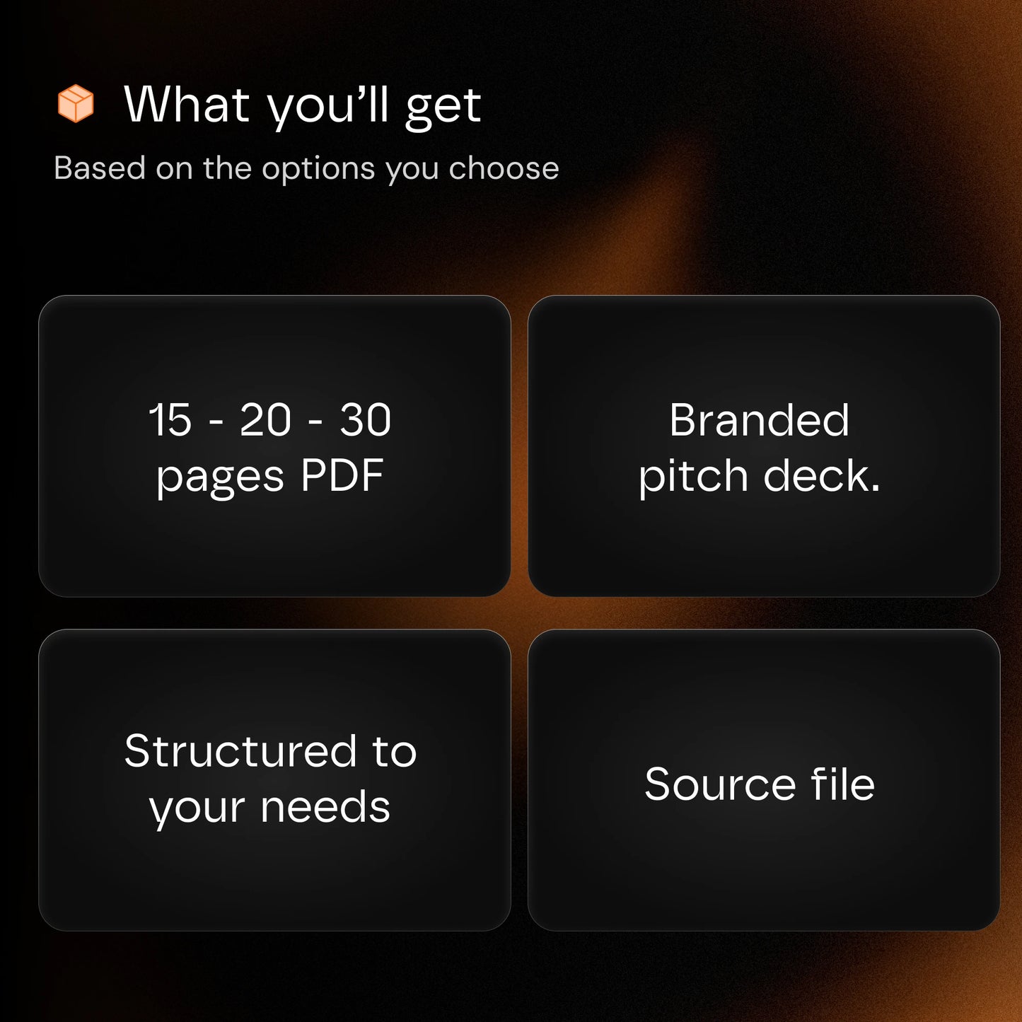 Graphic Design - Pitch decks